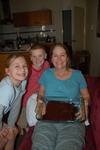 The family and the cake