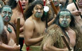 Recreating the traditional look of the Maori people